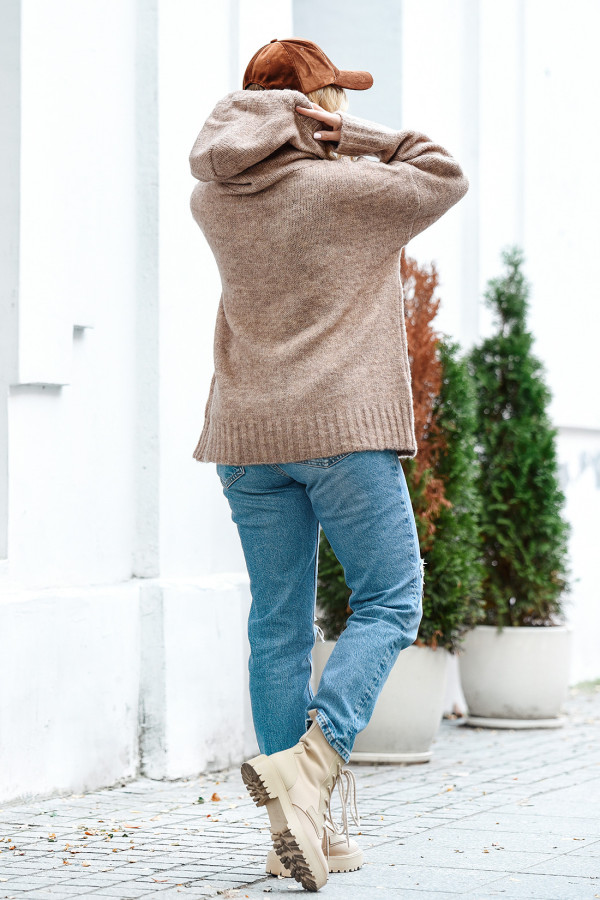 Sweter Kangurka Latte 2