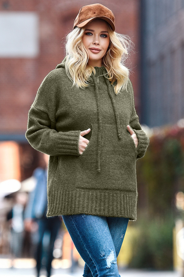 Sweter Kangurka Khaki 1