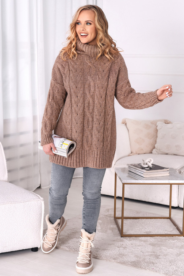 Sweter Golf Aura Latte