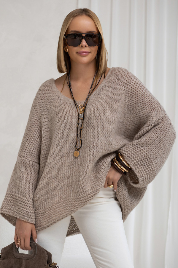Sweter oversize Alicja Beż