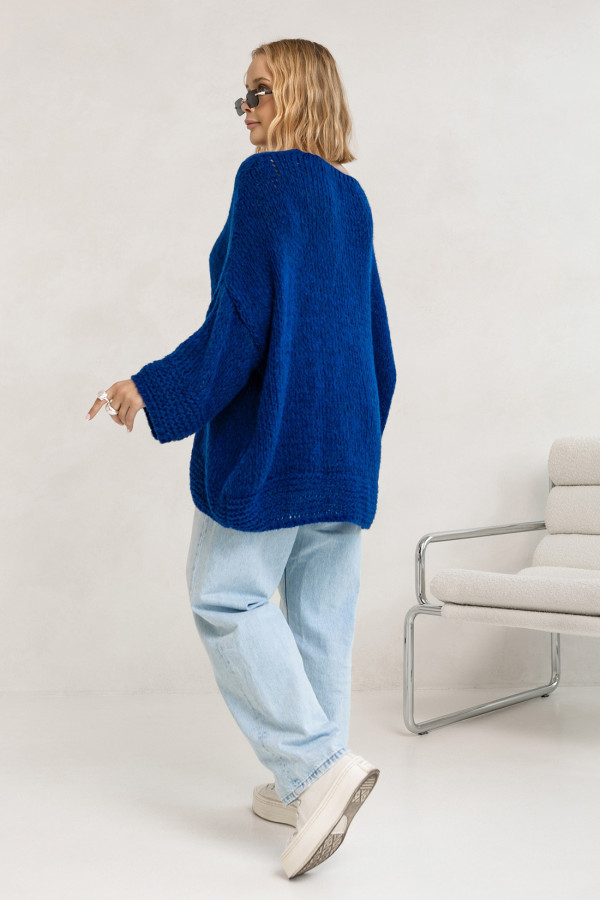 Sweter oversize Alicja Atrament 2